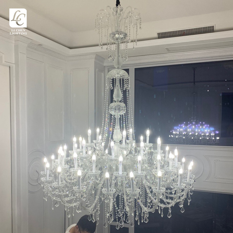 Contemporary Indoor Decoration Custom Hotel Lobby Villa Modern Chandelier Lamp Pendant For Dining Room