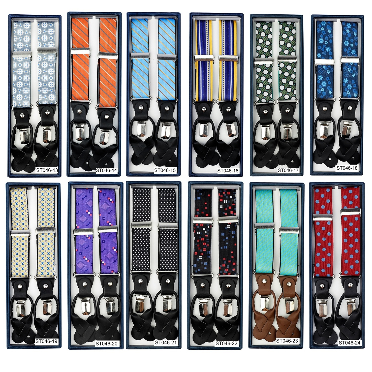 Hot Selling Elastic Adjustable Belt Braces Shirt Holder Suspenders for Men and Women