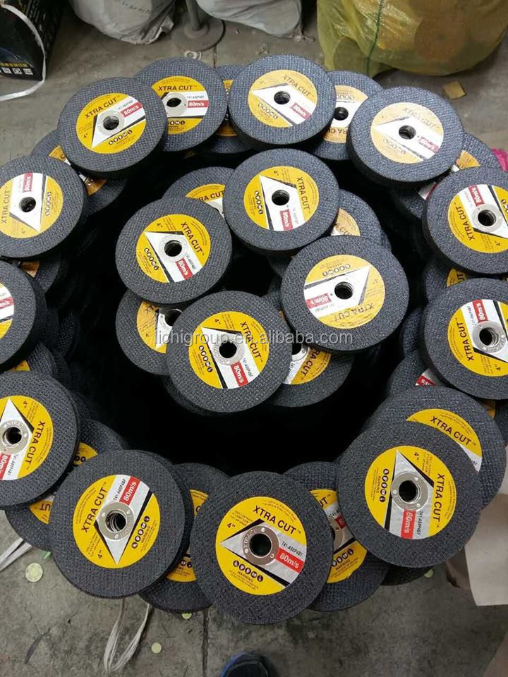 Resin Bonded Abrasive Thin Cutting Wheel Double Threaded Round Shape