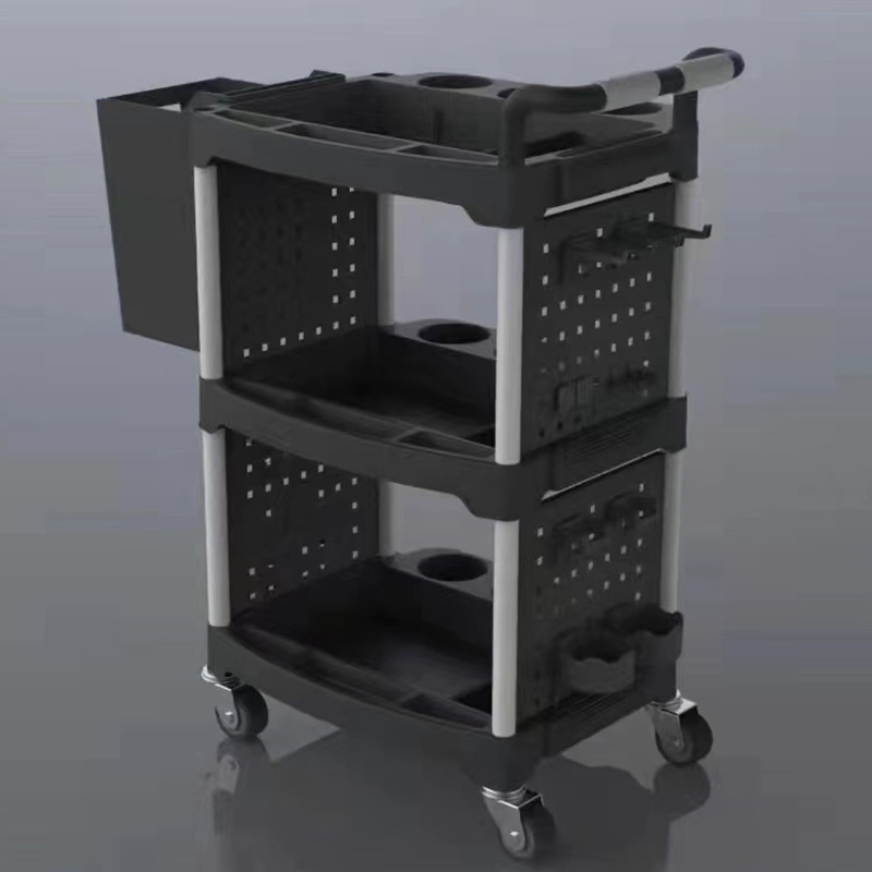 OEM Factory Multi-function Tool Cart PP Detailing Car Repair Storage Cart