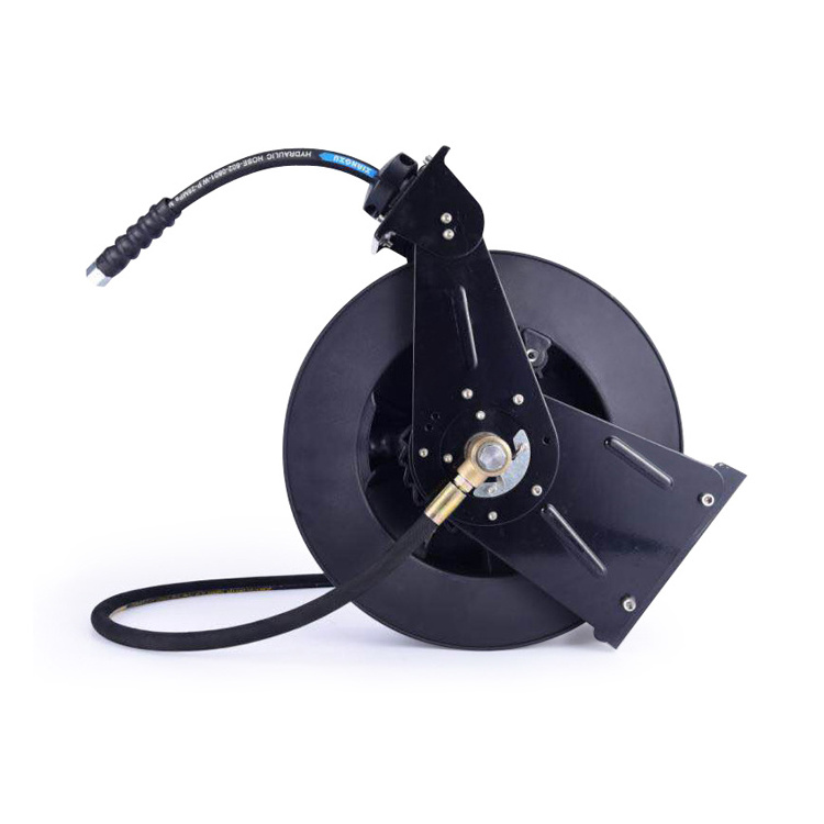 Air Hose And Reel Pump Fire Sprayer Nozzle Expansion Contraction Stainless Steel Flexible Hose Reel