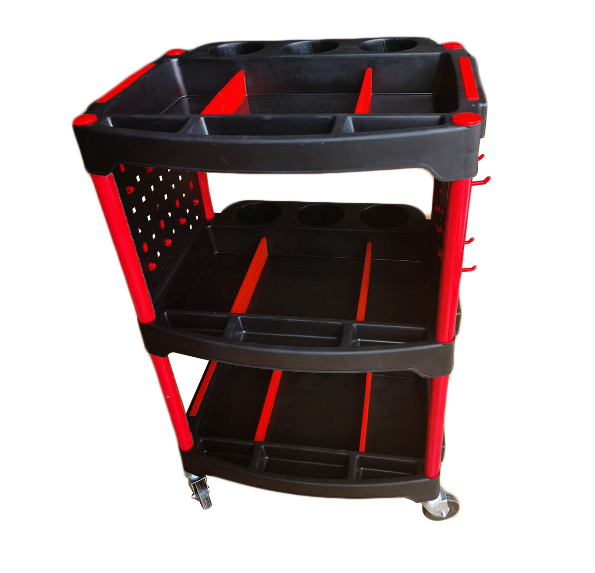 OEM Factory Multi-function Tool Cart PP Detailing Car Repair Storage Cart