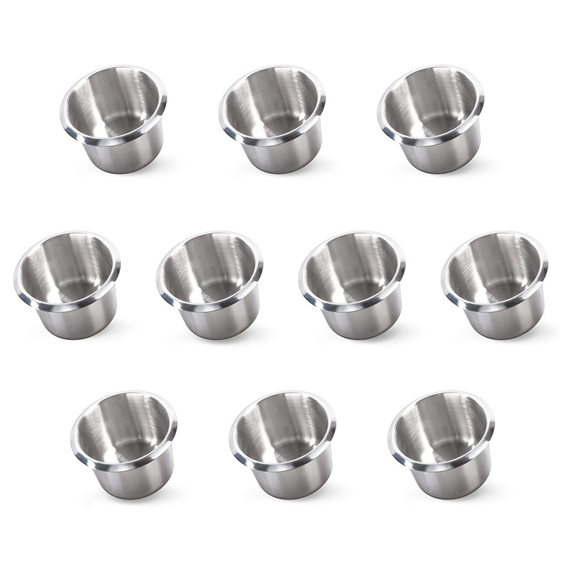 Stainless Steel Metal Restaurant Beverage Holder Cinema Sofa Chair Cup Holder Car Beverage Cup Holder