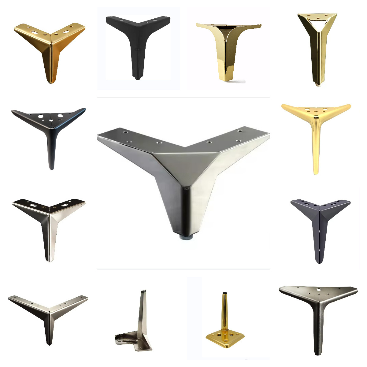 Provide Various Hardware Furniture Accessories Sofa Legs Decorative Nails Table Legs Cabinet Legs and Other Metal Accessories