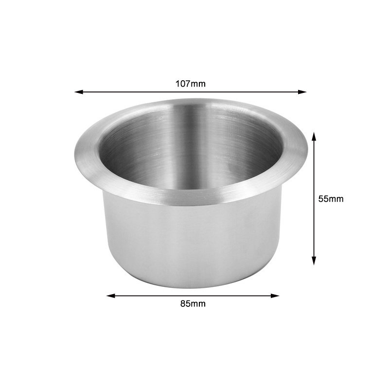 Stainless Steel Metal Restaurant Beverage Holder Cinema Sofa Chair Cup Holder Car Beverage Cup Holder