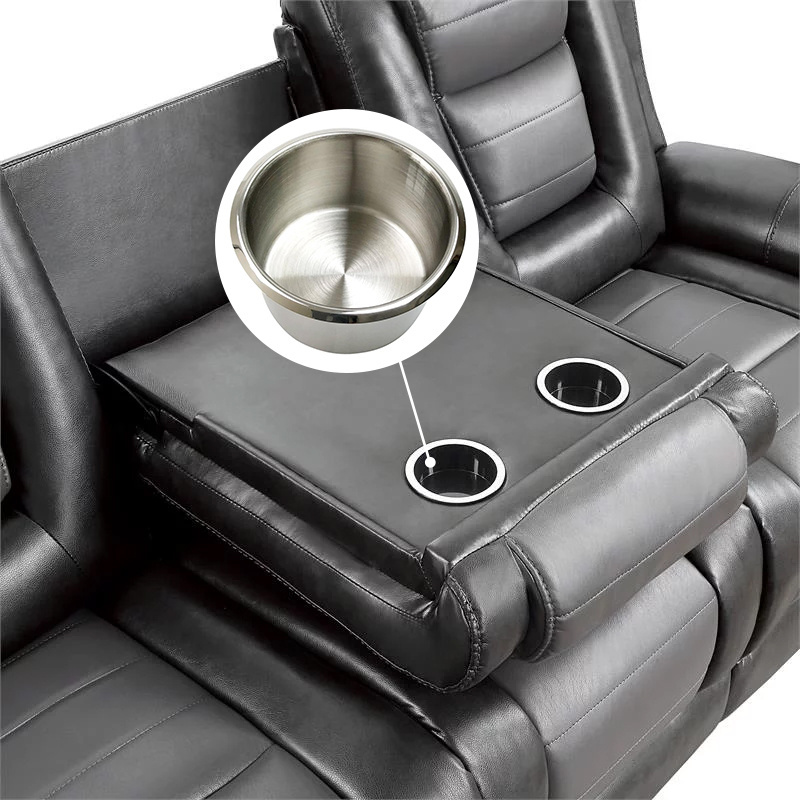 Stainless Steel Metal Restaurant Beverage Holder Cinema Sofa Chair Cup Holder Car Beverage Cup Holder