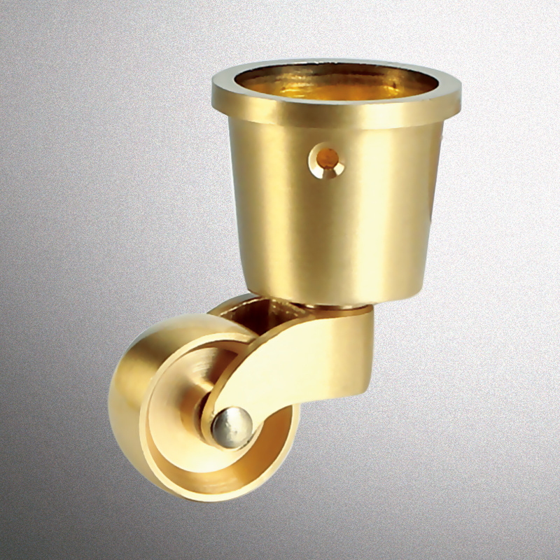 Brass caster wheel golden caster brass round castor