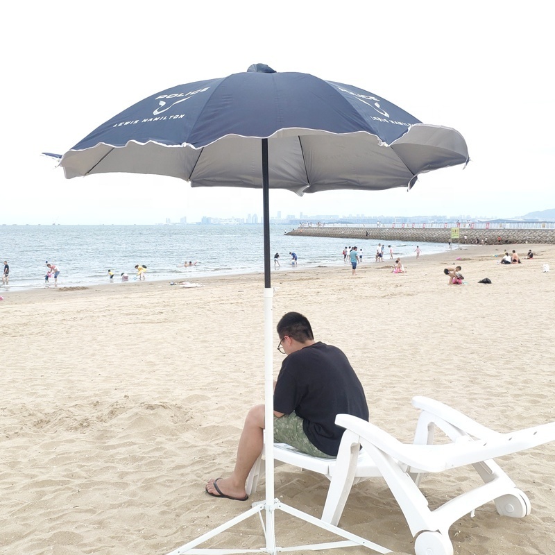 cheap low price promotion umbrella tray patio beach canvas outdoor beach umbrella