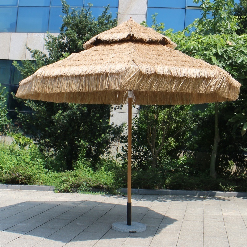 10ft round hawaii tiki hula beach umbrella  thatch  Universal Infant Uv Protection Sun Umbrella