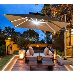 Outdoor Sunshade Courtyard Umbrella Terrace Garden Large Solar Pool Side Villa Outdoor Roman Umbrella