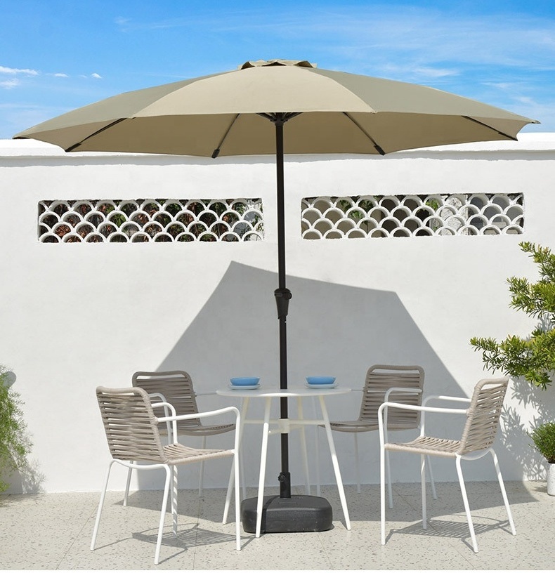 Half Square Base Parts Tube Outdoor Chair Umbrella Customised Sun Outdoor Patio Umbrella Mini Parasol Parasol