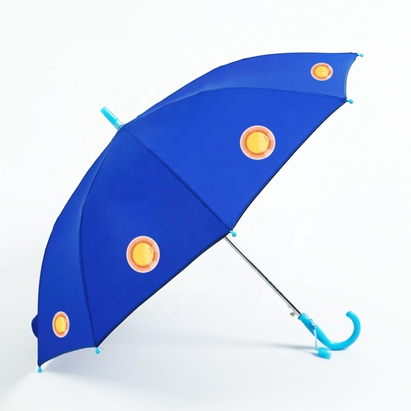 Transparent 19' Child Colour Change Hat Kid Wala Wala Cartoon Umbrella, Umbrella With Fan For Kid Girl