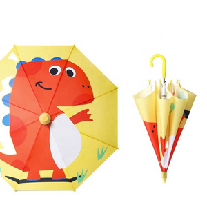 Pvc Colour Change Table Girl Summer Retro Kid Umbrella With Ear, Child Cartoon Umbrella For Girl Kid Avenger