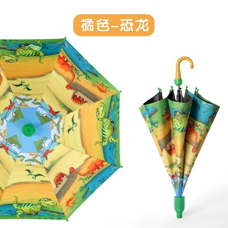 Character Ball Pvc Ufo Child Fan Magic Transparent Dome Kid Umbrella For Boy Kid With Custom Logo