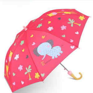 Magic Color Change Funny Kid Black Folding Child Umbrella For Girl Boy