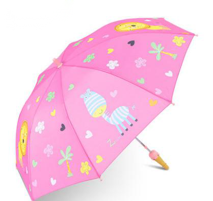 Magic Color Change Funny Kid Black Folding Child Umbrella For Girl Boy