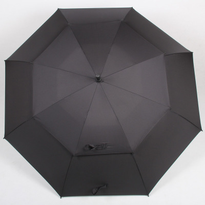 Windproof Double Layer Branded Black Plastic Tips Golf Ambrella Payung Parapluie Paraguas Umbrellas Umbrella Online