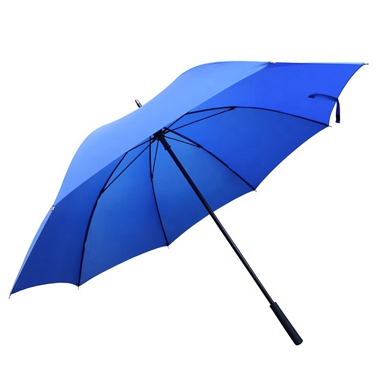 blue color manual safety design umbrella  round parapluie enfant moto golf umbrella