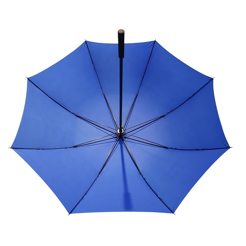 blue color manual safety design umbrella  round parapluie enfant moto golf umbrella