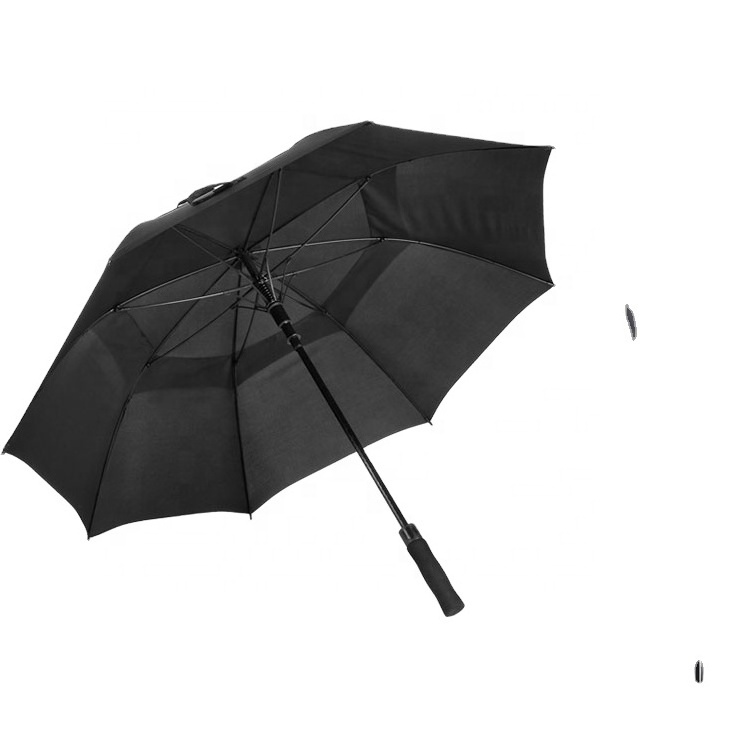 68 / 75 / 86/91/102 Inch Self Opening Golf Umbrella Super Large Double Canopy Ventilation Windproof Waterproof Straight Umbrella