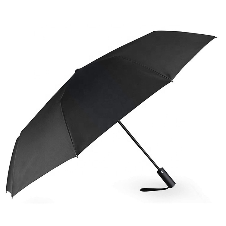 Rpet Material Auto Open Close Logo Parapluie Sombrillas 3 Folding Umbrella