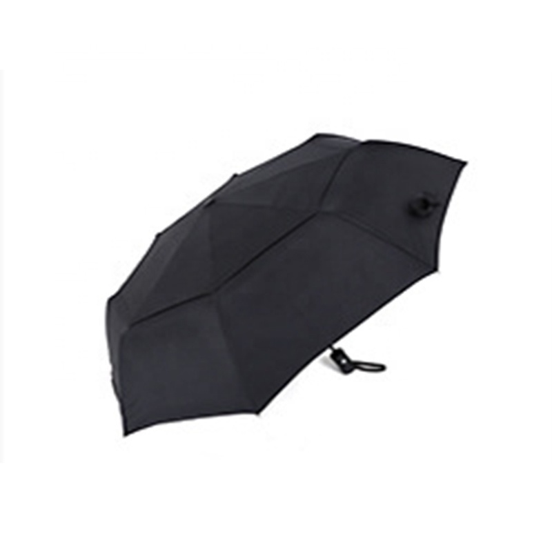 Two vented layer 27inch big size full body automatic backpack travel compact folding umbrella