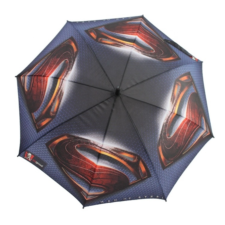 new style promotion heat transfer printing straight umbrella