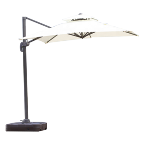 Hanging Outdoor Beer Garden Parasol Sunscreen Patio Umbrella With Base