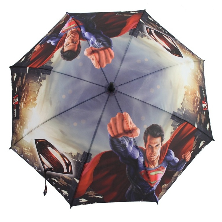 new style promotion heat transfer printing straight umbrella