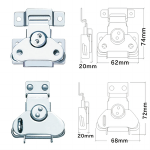 Road Case Accessories Butterfly Latch Flight Black Suitcase Butterfly Latch locking latch