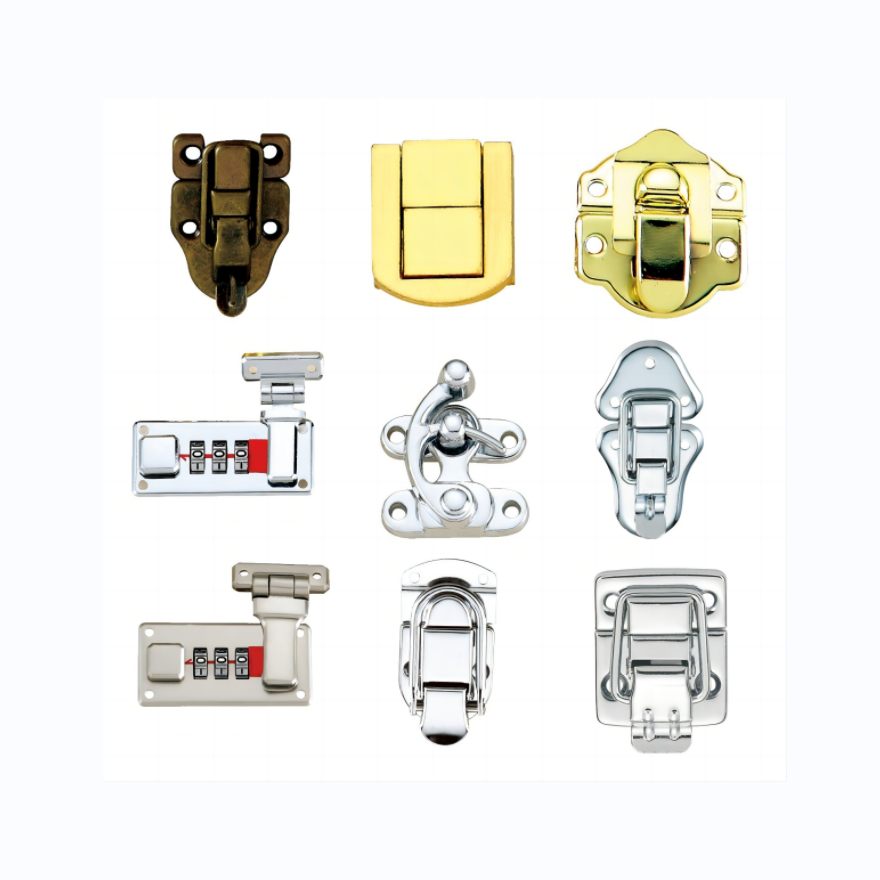 Wholesale Factory Price Jewellery Wood Boxes Locks Metal Accessories Small Latch Lock For Jewelry Case