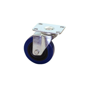 High Quality Widely Used Custom 2 Inch Pvc Swivel Steel Plate Caster Wheels Furniture Castors Flight case casters