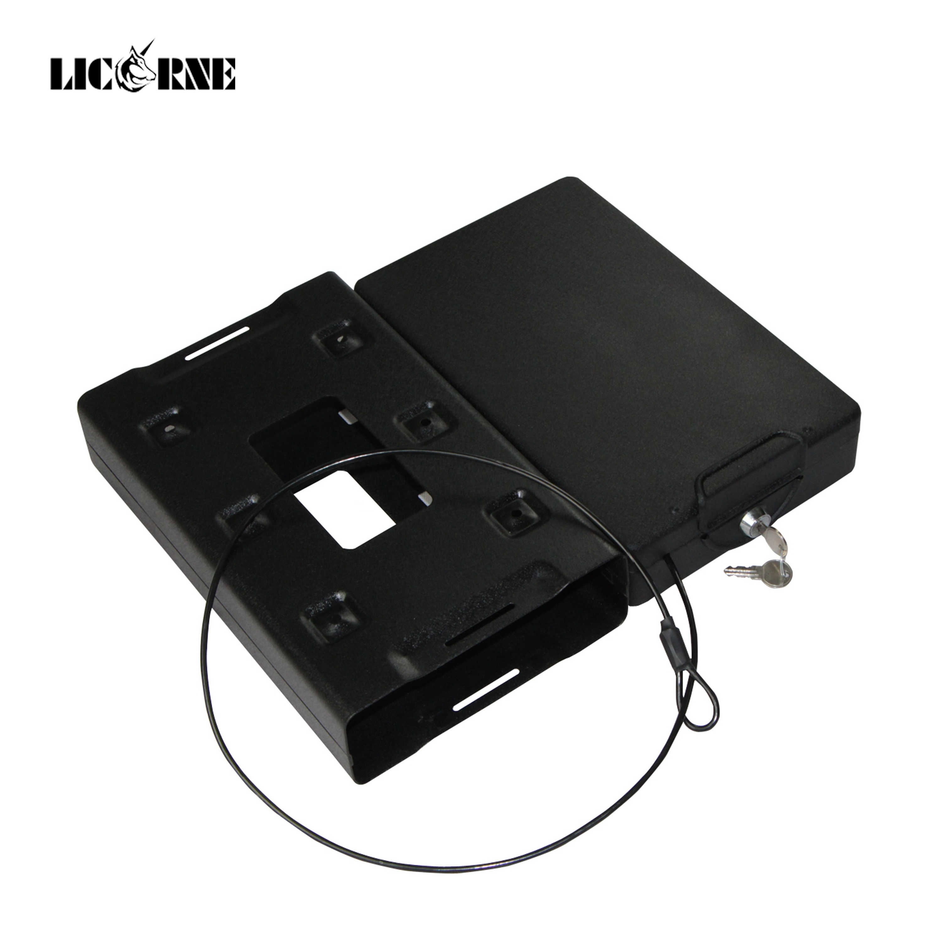 LICORNE Mini Personal Key Lock Safe Security Safe Box For Car