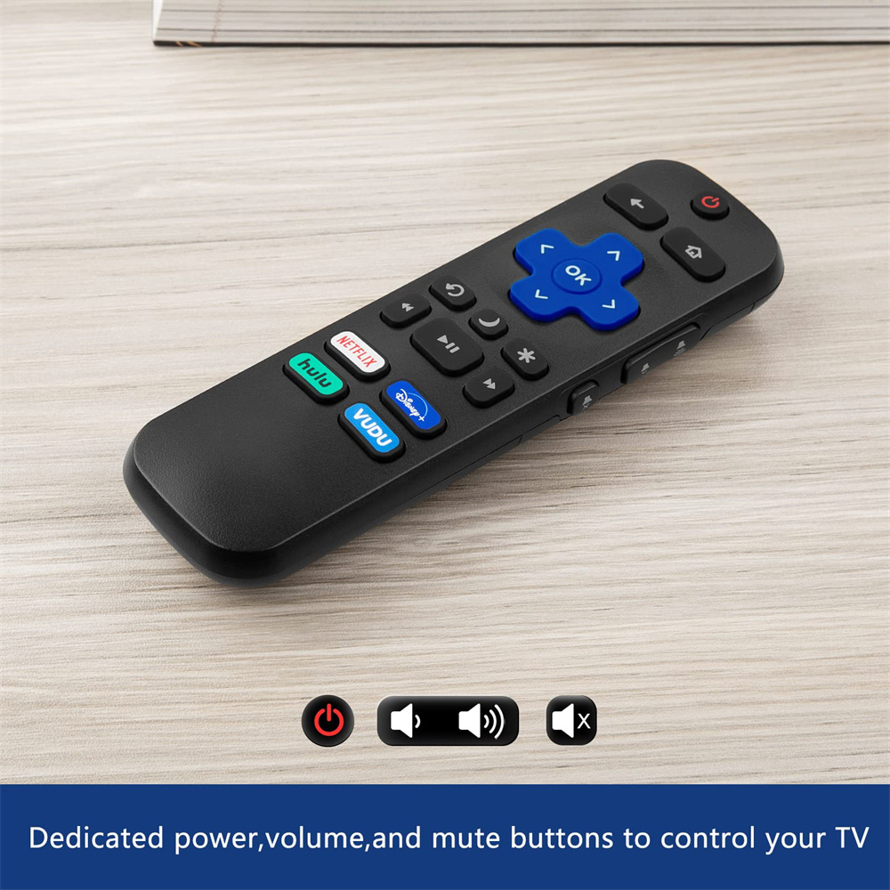 New Remote Controller RC280 RC282 Universal TV Remote Control for All Roku Hisense-TCL-Onn-Sharp-Roku TV Smart TVs