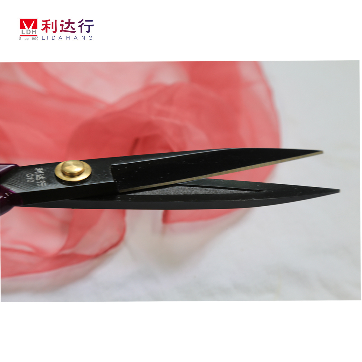 Professional 10 inch Metal Shear School Scissors for Cutting Plastic Bags