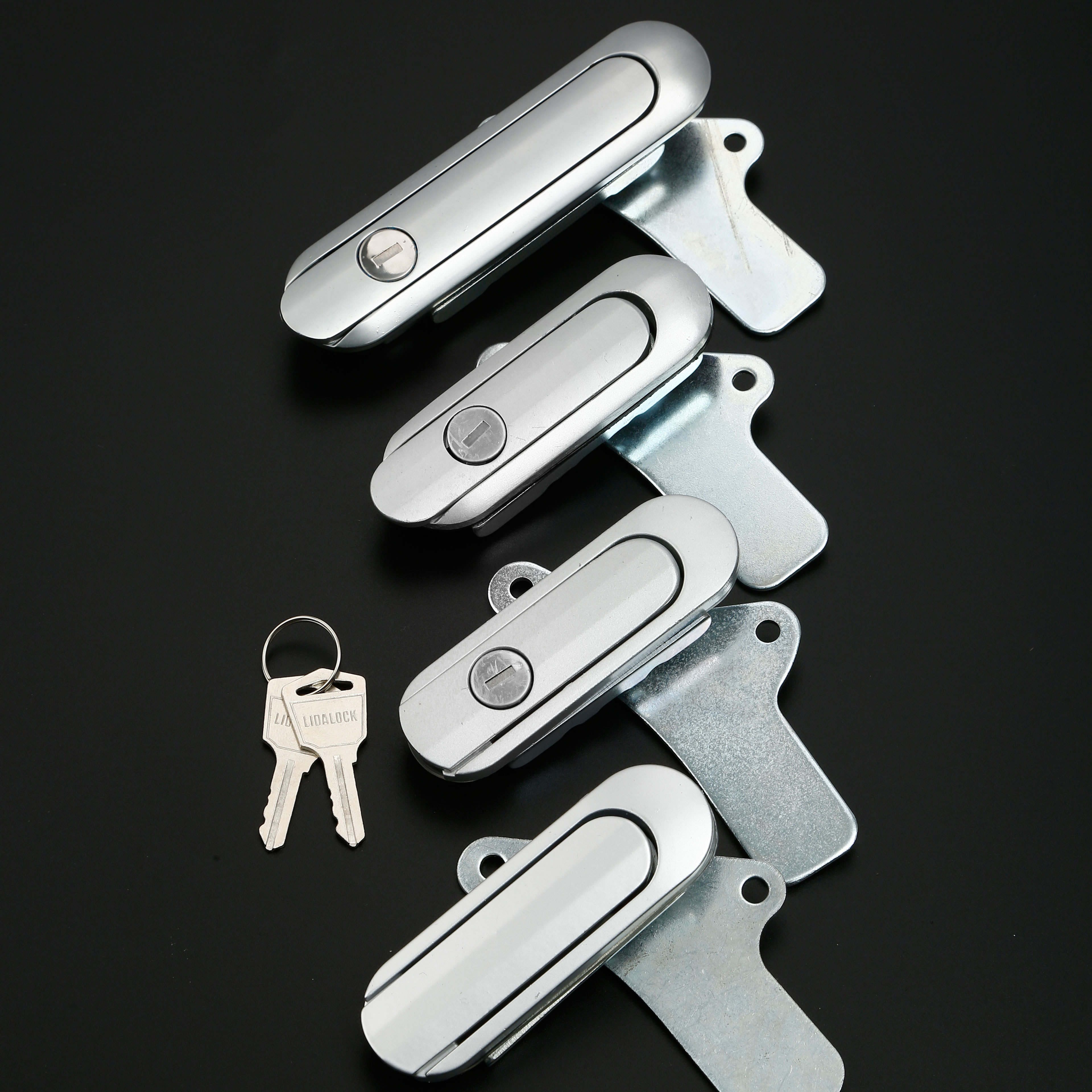 Nano Matte Zinc Alloy MS208-4K Flat Lock With Key Beautiful Appearance