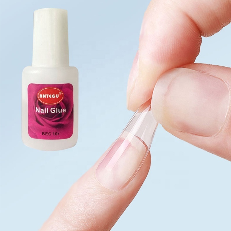 10g Nail Tips Glue Wholesale Brush On Nail Glue For Nail Professional Fast Drying Bond Manicure Tips Glue