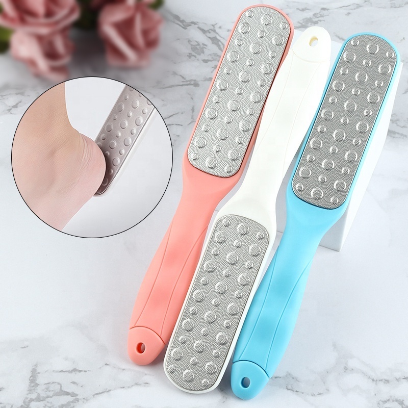 Professional Pedicure Planer Foot Files Home-use Double-sided Stainless Steel Foot Rasp Callus Remover Dead Skin Removal Tools