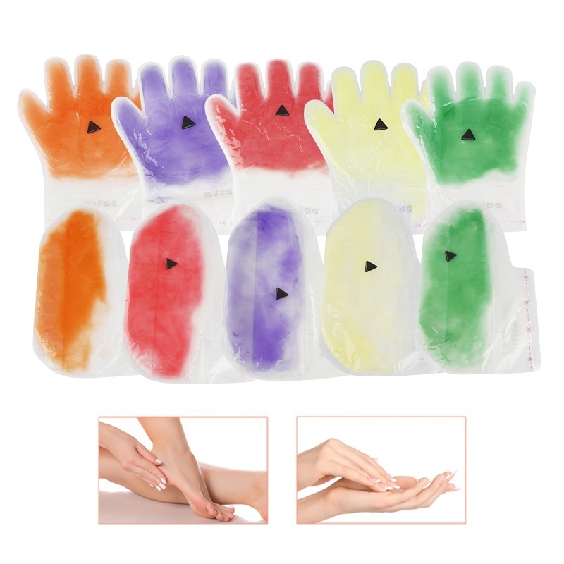 Natural Ingredients Hand And Foot Paraffin Wax Gloves SPA Moisturizing And Hydrating Wax Gloves Beauty Wax Hands Mask Foot Masks