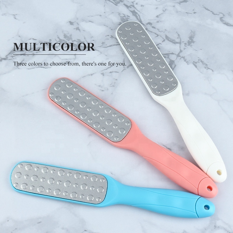 Professional Pedicure Planer Foot Files Home-use Double-sided Stainless Steel Foot Rasp Callus Remover Dead Skin Removal Tools