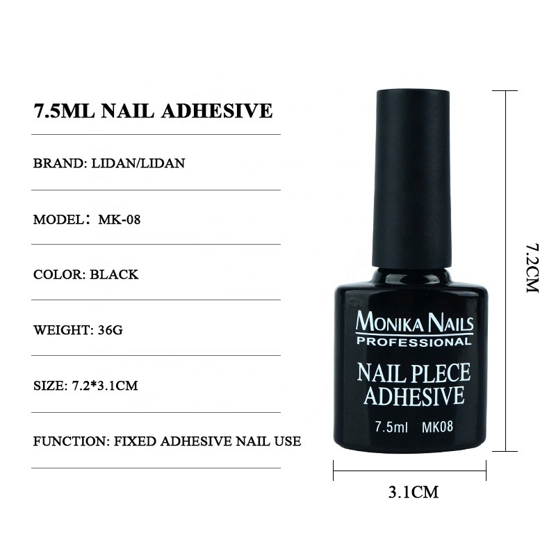 7.5ml Nail Glue Gel For False Tips Nail Art Decoration Adhesive Tool False French Tips Glue Gel Fast Extension Sticking For Nail