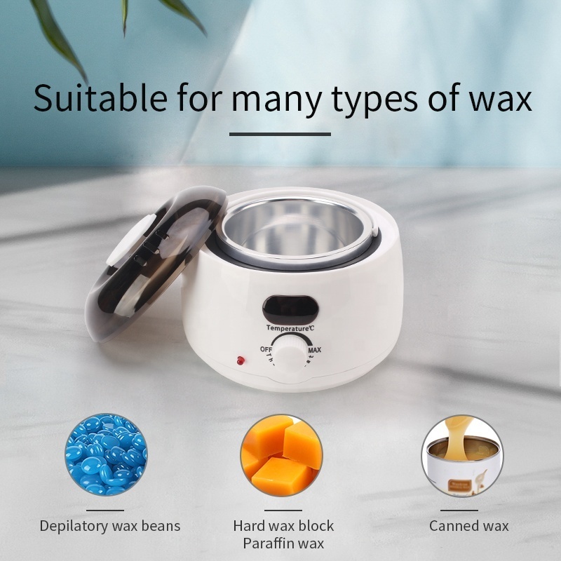 Hair Removal Electric Wax Warmer Machine Heater With Beans Applicator Sticks Waxing Kit Paraffin Wax Heater Machine