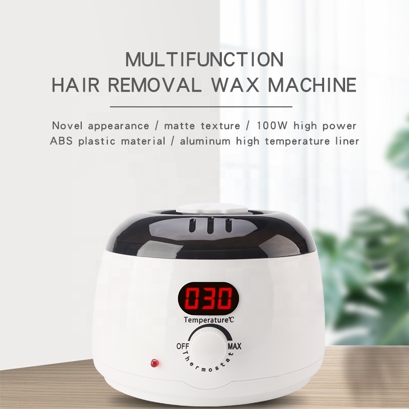 Hair Removal Electric Wax Warmer Machine Heater With Beans Applicator Sticks Waxing Kit Paraffin Wax Heater Machine