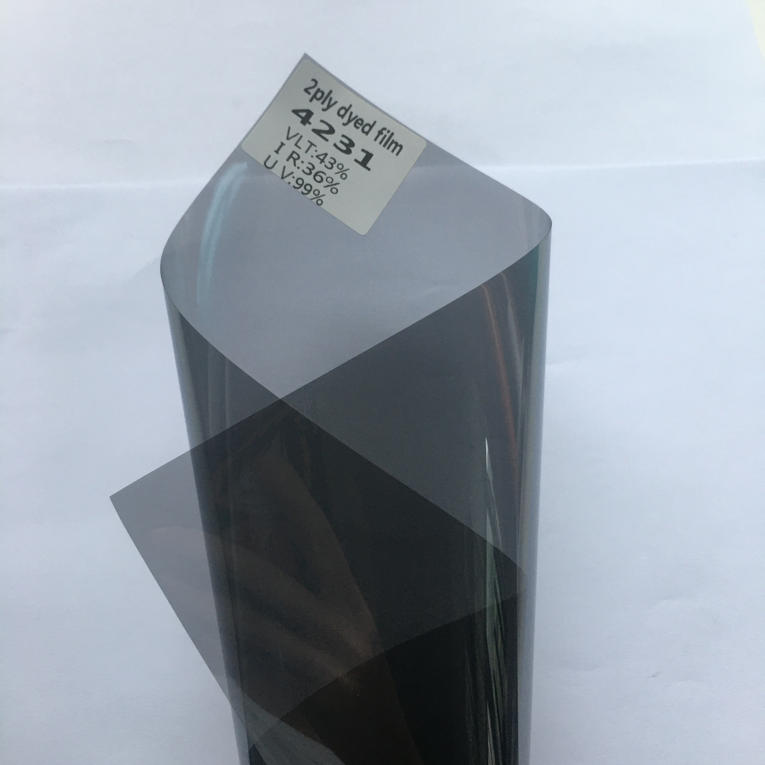 LIDA 4231 Factory Color Stable Dyed Window VLT 43% IRR 36% UVR 99% Tint Film Anti Scratch 1.52*30m Rolls For Car Glass Film