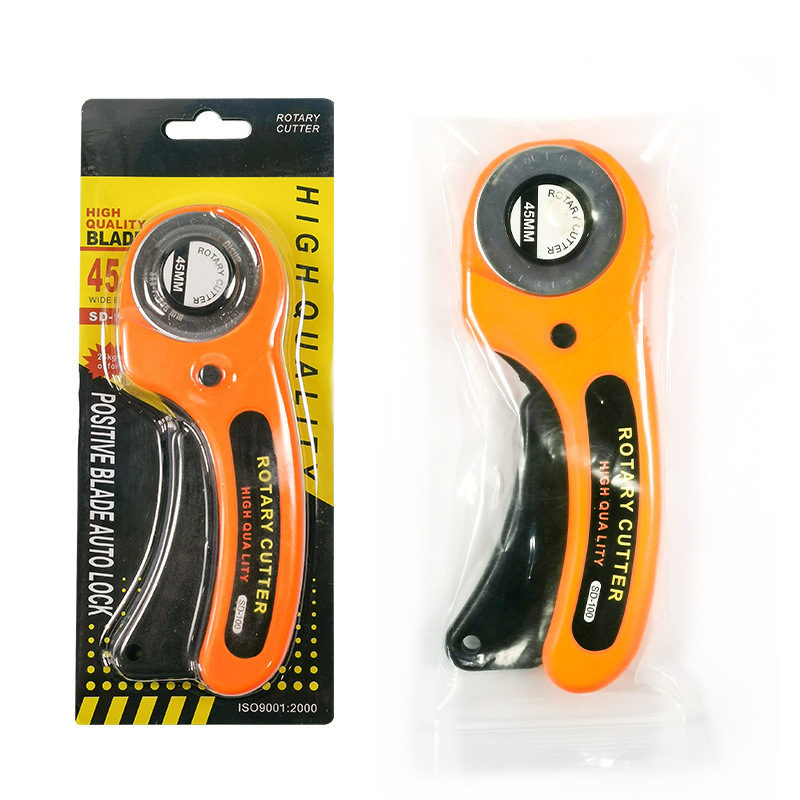 45mm rotary cutter for fabric with safety locker