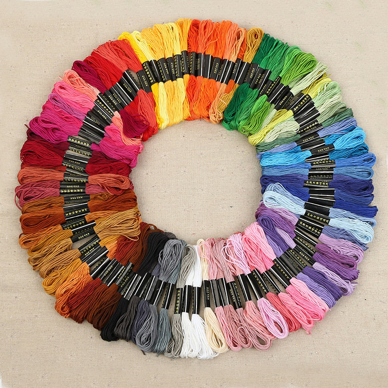 embroidery floss thread 100pcs DMC  with tools kit