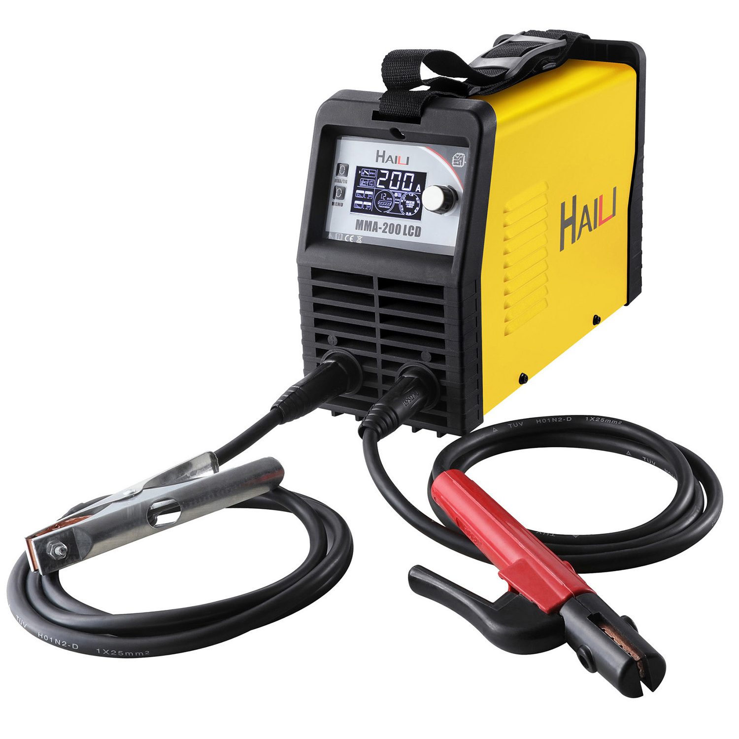 Inverter IGBT MMA Single PCB Welding Machine Mini-160lcd Arc Welder with Plastic Carrying Case DC MOTOR Multifunctional Provided