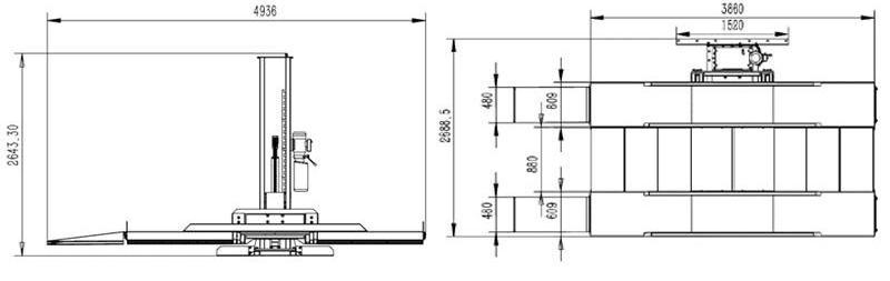 Factory Direct Sale double level garage car lift Single Column Parking Lift Car Lifts