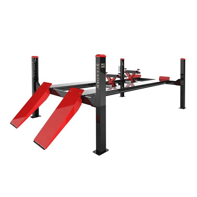 High quality Four Post Alignment Lifter with CE certification 4 post car lift 6.0 Ton