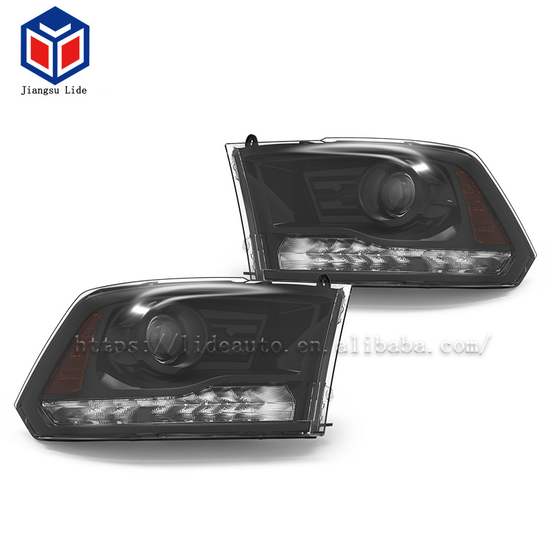 High Beam Low Beam Turn Light DRL LED Headlight For Dodge RAM 2009 2010 2011 2012 2013 2014 2015 2016 2017 2018